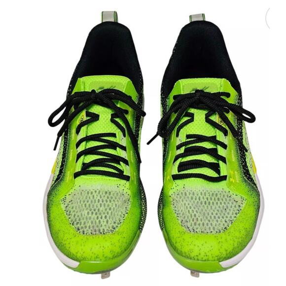 Under Armour Bryce Harper 6 Green Baseball Cleats Size Men's 10.5 3024315-300 - Picture 3 of 5